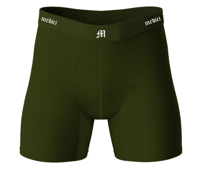 AeroFlex Bamboo Performance Boxers – Sienna Verde (Cosimo Collection)